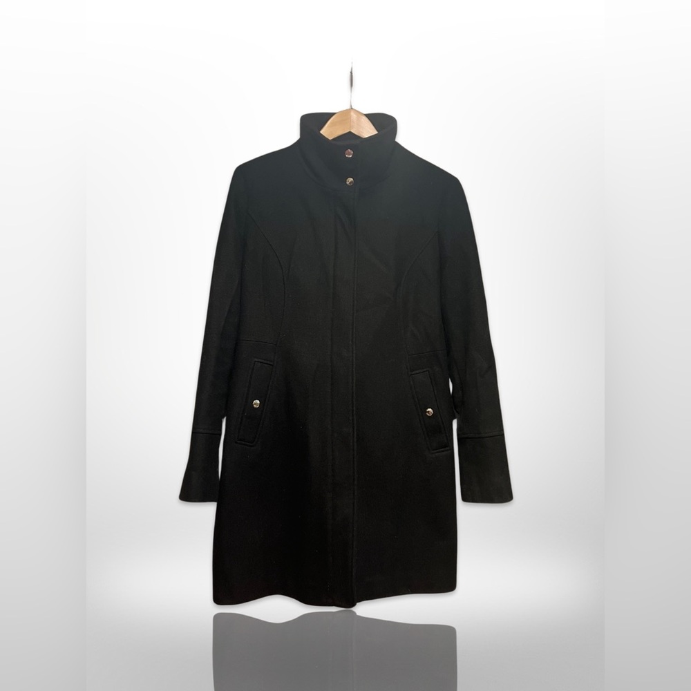 Guess Wool Blend Military Style Coat w/  Silver Buttons Details